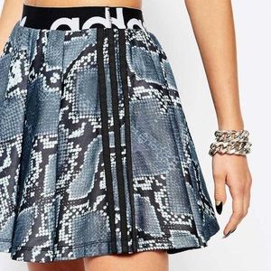 Adidas Originals La Snake Print Skirt